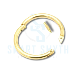 แหวนจมูกทองเหลืองรูปทรงหัวกระทิง - Product Image 2