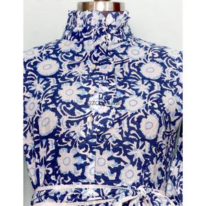 Camiseta Hecha a Mano, Transpirable, Informal, Vintage, para Uso Diario en Invierno y Verano, Corte Holgado, Estampado Floral, Cuello Redondo, Manga Larga con Vuelo - Product Image 4
