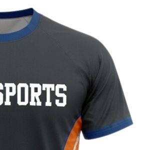 Unisex Charcoal Gray Orange Sublimation Netball <b>Shirt</b> <b>Polyester</b> Athletic Sports Jersey Side Panel Team Wear Apparel - Product Image 4