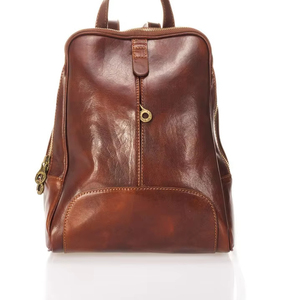 Best Performance Leather <b>Backpack</b> <b>Waterproof</b> Anti-Theft Vintage Laptop Rucksack Genuine Leather LBP-0389 - Product Image 1