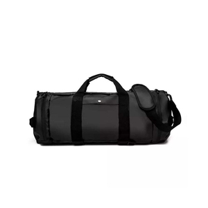 Black Polyester Sport <b>Duffel</b> <b>Bag</b> with Zipper Closure Large Capacity for Exercise Fitness Gym Yoga Travel Weekend Use - Product Image 3