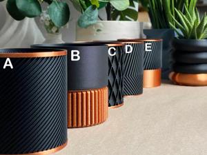 Ensemble de 5 pots modernes noirs, idéaux pour la décoration intérieure, les coins et les couloirs, vente en gros depuis l'Inde - Product Image 4