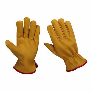 Guantes de Conducción de Piel de Cabra con Logotipo Personalizado, Resistentes al Calor y a las Chispas, Guantes de Trabajo Resistentes - Product Image 1