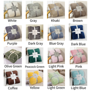 Wholesale Custom Logo Soft Flannel Fleece Blanket Cozy Polyester Throw Blanket for <b>Sofa</b> Bed Winter Home Hotel Gift Use - Product Image 6