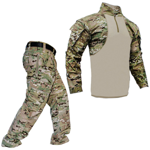 Men's Camouflage Hunting Suit Soft <b>Shell</b> Hunting Pants And Shirt Breathable Outdoor Wear Autumn Season - Product Image 1