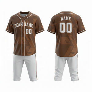 Conjunto de Uniforme de Béisbol Personalizado, Jersey y Pantalones Sublimados, Transpirables, de Poliéster, para Entrenamiento y Partidos, Precio Económico - Product Image 3