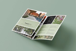 Custom Printed Tri Fold Paperboard <b>Box</b> UV Coating Handle Brochure Folding Advertising Packaging <b>Mixed</b> Color Recycled Materials - Product Image 5