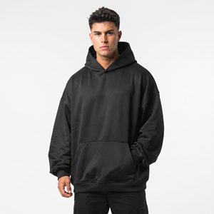 Sudadera con Capucha de Primera Calidad para Hombre, Sudadera Holgada de Gran Tamaño, Sudadera con Capucha de Forro Polar 100% Poliéster de Longitud Regular para Hombre - Product Image 6