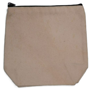 Bolsas de Regalo Lisas al por Mayor, Bolsas de Maquillaje y Brochas Cosméticas de Lona 100% Algodón con Cremallera, Impresas a Medida, de Alta Calidad y Recicladas - Product Image 2