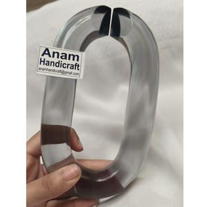 Adornos de Pared de Cadena Acrílica Modernos Personalizados, Hechos a Mano, Decoración Colgante de Resina Moderna para el Hogar, Listos para el Festival Diwali - Product Image 1