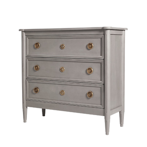 Armoire en teck au style moderne et épuré, idéale pour une chambre à coucher près d'un lit au design minimaliste. - Product Image 6