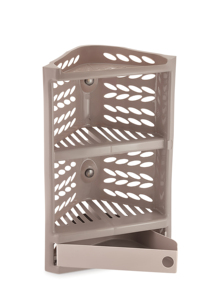 Corner Wall Mounted Bathroom Shelf 4 Tier Plastic Storage <b>Rack</b> Waterproof Minimalist Design for Shower Organizing - Product Image 4