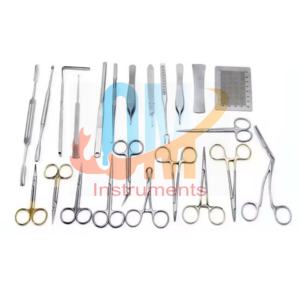 Juego de Instrumentos de Rinoplastia de Acero Inoxidable de Grado Médico con Certificación ISO/CE, Reutilizable, Kit de Tijeras Nasales de 23 Piezas, Instrumentos OldMed - Product Image 1