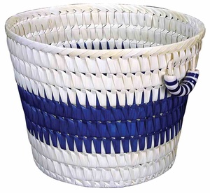 Plateau de service multifonctionnel en jacinthe d'eau tissé à la main, économique, écologique, style vintage, avec poignée confortable pour - Product Image 3