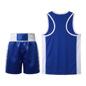 Uniforme de Boxeo Personalizado con Logotipo, 100% Poliéster, Talla Personalizada, Uniformes de Boxeo de Primera Calidad, Uniforme de Competición de Kick Boxing Personalizado - Product Image 2