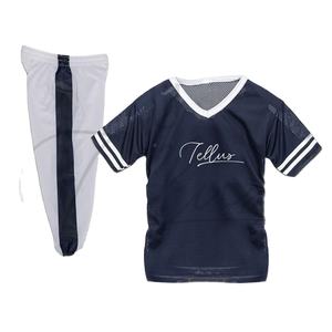 Tenues de football américain personnalisables de haute qualité pour enfants, respirantes, 100 % polyester, avec options de personnalisation complètes - Product Image 1