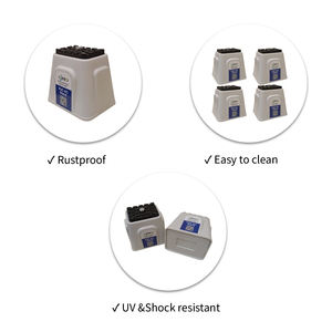 Soporte de unidad duradero resistente a los rayos UV con reducción de ruido, soporte de PVC de alta resistencia para aire acondicionado de proveedor indio al mejor precio - Product Image 2