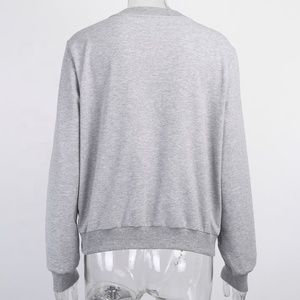 Sudadera corta holgada con impresión personalizada para mujer, sudadera con logotipo personalizado, diseños personalizados, precio al por mayor - Product Image 2