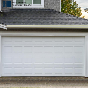 Vente directe d'usine Panneau sandwich daim peau d'orange Portes <span class=keywords><strong>de</strong></span> <span class=keywords><strong>garage</strong></span> automatiques étanches au vent - Product Image 2