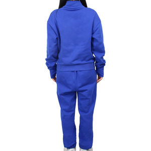 OEMODM Ensemble de survêtement unisexe de haute qualité, personnalisé pour femme, en coton, avec sweat à capuche zippé et pantalon de jogging - Product Image 3