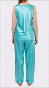 Conjunto de Pijama de Satén Premium para Mujer, Ropa de Dormir Suave de Seda - Product Image 2