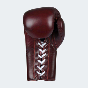 Guantes de Boxeo de Cuero Ligeros y Transpirables al por Mayor con Cordones y Soporte para Muñeca, Equipo de Entrenamiento para Adultos para Kick Boxing - Product Image 4