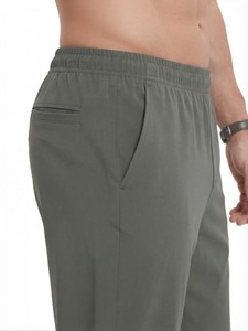 Pantalon de jogging pour homme en coton 100% de haute qualité, personnalisé, avec cordon de serrage, poches latérales, taille élastique, décontracté, léger, pour le printemps - Product Image 6