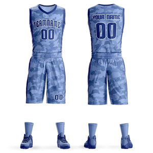 Conjunto de Camiseta de Baloncesto para Hombre, Ropa Deportiva, Impresión Personalizada con Nombre y Número, Talla Grande, Impresión por Sublimación - Product Image 2