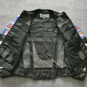 Good Quality Custom Men's Wool <b>Hip</b> Hop Bomber Jacket Autumn Plus Size PU Fabric Chenille Embroidery Waterproof Breathable Zipper - Product Image 5