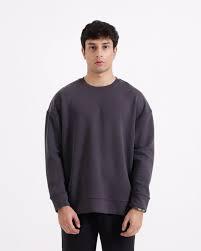เสื้อสเวตเชิ้ตสตรีทแวร์ผู้ชายไซส์ใหญ่พิเศษ - ผ้าฟลีซคอตตอน 100% คุณภาพสูง - Product Image 2