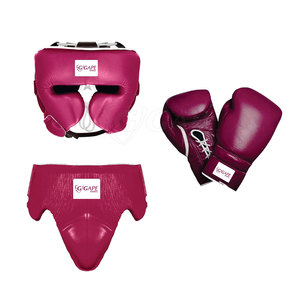 Équipement de protection en cuir haute performance, ensemble complet de boxe pour l'entraînement en MMA, karaté, gym, combat et sparring - Product Image 1