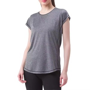 Camiseta de entrenamiento larga para mujer, corte holgado, ropa deportiva para gimnasio, entrenamiento deportivo, correr y uso diario - Product Image 3