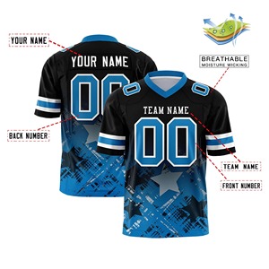 เสื้ออเมริกันฟุตบอลสั่งทำราคาถูก แห้งเร็ว พร้อมโลโก้และดีไซน์ตามสั่ง - Product Image 3