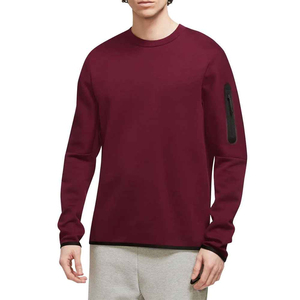 Sudadera con Capucha de Algodón para Hombre, Estilo Casual de Invierno, Manga Larga, Forro Polar, Teñido Liso, Corte Regular, Cuello Redondo, Alta Calidad - Product Image 1