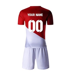 Ensemble d'uniformes de football de nouvelle conception Kits d'équipement prêts pour le matériel sublimés T-shirt de football américain léger à séchage rapide avec short - Product Image 2