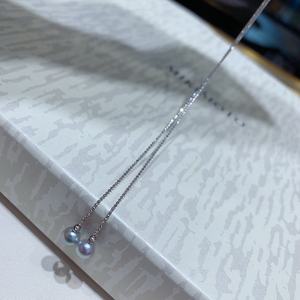 Collier en perles naturelles d'or Yuhuang, fabricant en gros, 4-5 mm, taille exquise, presque circulaire, forte luminosité - Product Image 3