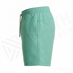 Shorts de bain personnalisés pour l'entraînement en extérieur, caleçons de bain de plage à taille ajustable, tissu respirant, séchage rapide, bas de tenue d'été - Product Image 3