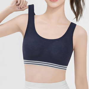 Seamless Athletic Women Sports <b>Bra</b> Comfortable <b>Stretch</b> Fabric Support Activewear Running Fitness Gym Training Top - Product Image 4