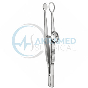 Pinces ophtalmiques vétérinaires Ayer pour chalazion, à plaque ronde, en acier inoxydable, instruments de chirurgie oculaire pour animaux, vente en gros - Product Image 4