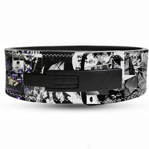 Cinturón de Levantamiento de Pesas Unisex de Cuero Vacuno Transpirable con Estampado de Anime de 10 mm de Grosor y Logotipo Personalizado, en Oferta - Product Image 2