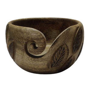 Bol décoratif en bois de manguier naturel de haute qualité, fait main, de luxe, rond, vintage, multi-usages, finition brune, personnalisé - Product Image 1