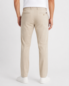 Pantalones Casuales de Algodón Color Caqui para Hombre, Corte Recto, Cintura Media, Cierre de Botones, Transpirables, Antiarrugas, con Bolsillos Laterales, para Verano - Product Image 4