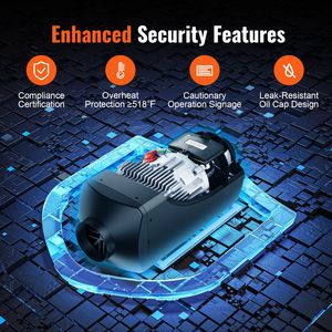 12V 5KW para calentador diésel controlado por aplicación Bluetooth ajuste automático de altitud Control remoto LCD para RV Camper eléctrico - Product Image 5