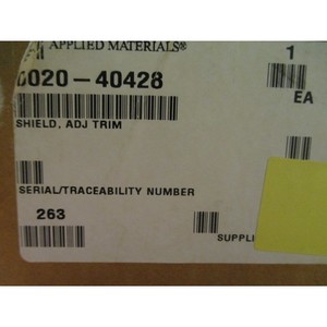 AMAT 0020-40428 แผ่นปิดขอบแบบปรับได้ - อุปกรณ์และชิ้นส่วนเซมิคอนดักเตอร์ระดับโลกที่เชื่อถือได้ - Product Image 1