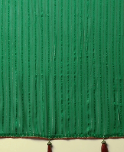 Sari de Georgette Bollywood para Mujer KV, Tejido, Adornado, Reversible, Sin Arrugas, para Otoño (Verde) - Product Image 6