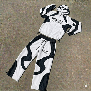 Chaqueta Cortavientos Reflectante de 3m y Pantalones de Nailon Rexfit Sports Best Edition OEM, Conjuntos Deportivos Cortavientos para Hombre - Product Image 5