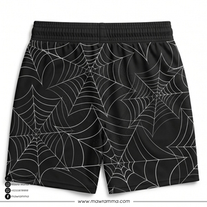 Shorts de course en jersey de coton personnalisés Mawra Premium, design minimaliste, style streetwear, pour la gym, le fitness et l'entraînement, pour hommes adultes. - Product Image 4