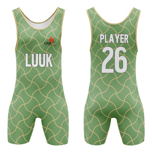 Uniforme de Lucha Libre para Equipos Americanos, Singlet con Logotipo Personalizado, Ropa de Lucha Libre de Alta Elasticidad, Sublimación, Fabricante OEM - Product Image 3