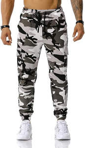 Pantalon de jogging en toile personnalisé pour homme, léger et décontracté, de haute qualité, coupe ajustée, pour l'hiver, vente en gros - Product Image 2