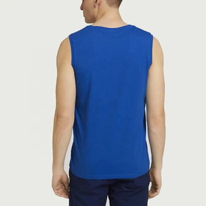 Customized Logo Gym <b>Stringer</b> <b>Vest</b> OEM Plain Sport Body Building Fitness Running Cotton Blank Mens Tank Top - Product Image 4